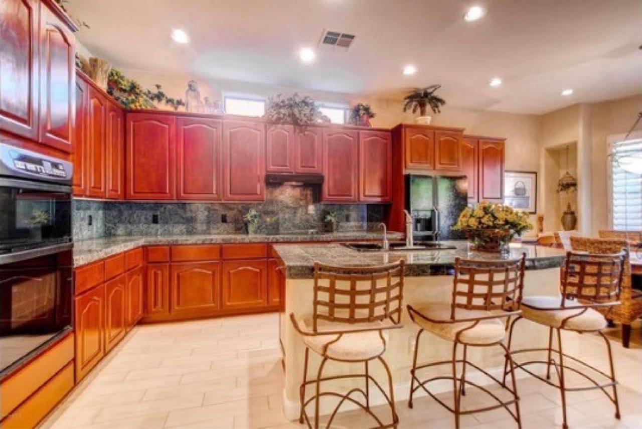 Warm Modern Transitional Kitchen Design