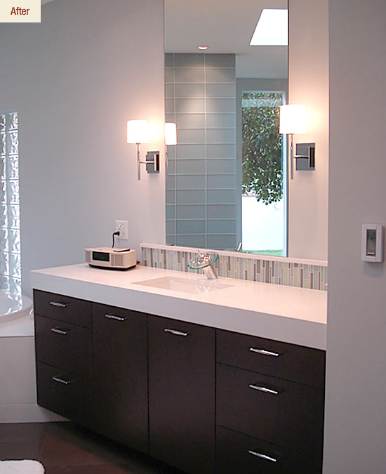 Modern bathroom cabinets