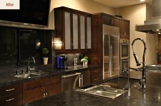 Transitional kitchen design